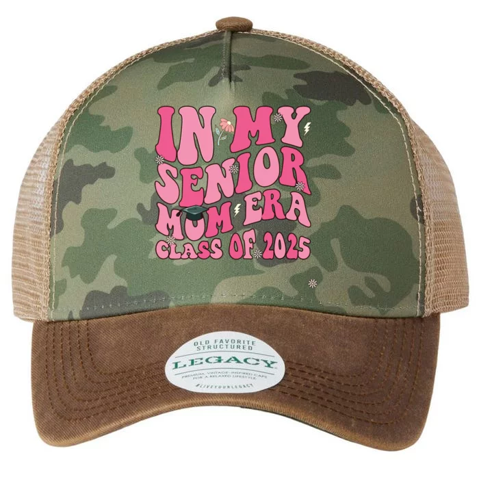 In My Senior Mom Era Class Of 2025 Masters Graduation Legacy Tie Dye Trucker Hat