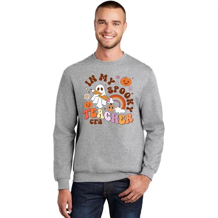 In My Spooky Teacher Era Ghost Teacher Halloween Tall Sweatshirt