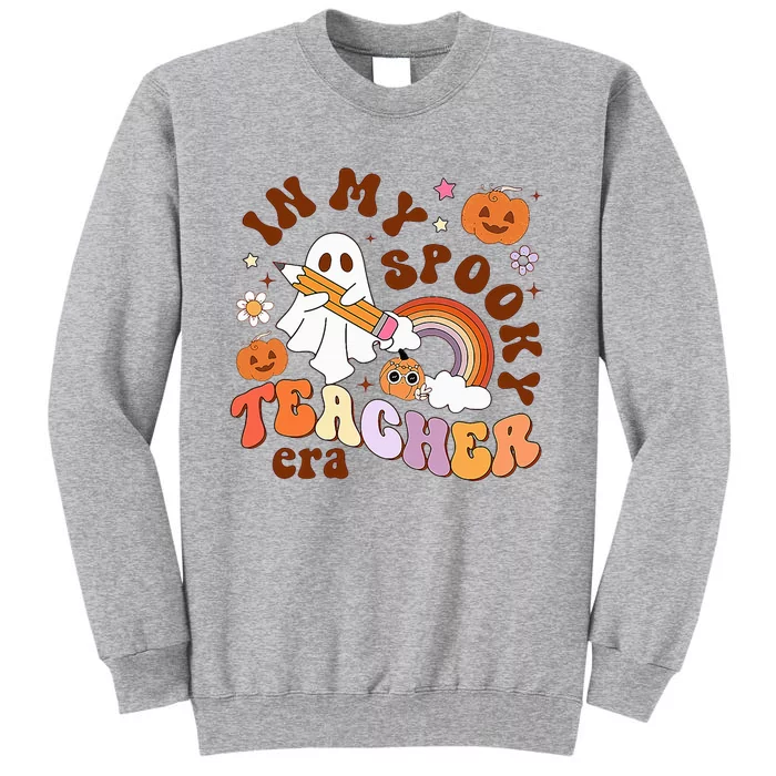 In My Spooky Teacher Era Ghost Teacher Halloween Tall Sweatshirt