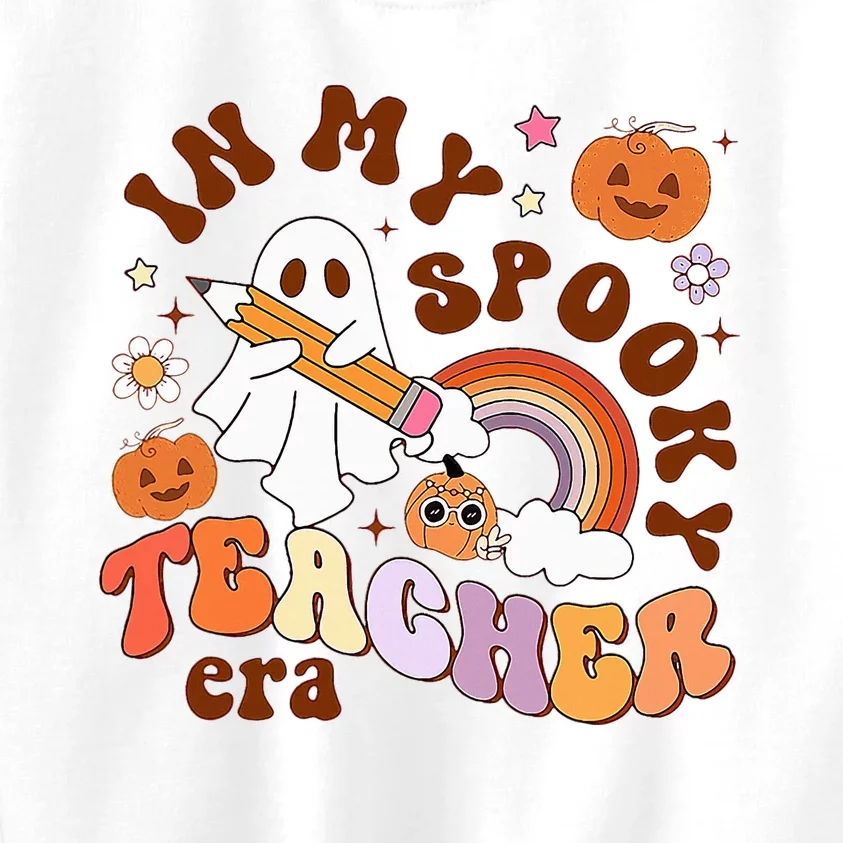 In My Spooky Teacher Era Ghost Teacher Halloween Kids Sweatshirt