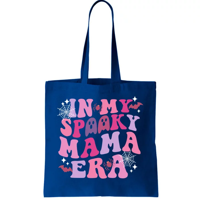 In My Spooky Mama Era Ghost Groovy Halloween Trick Or Treat Gift Tote Bag