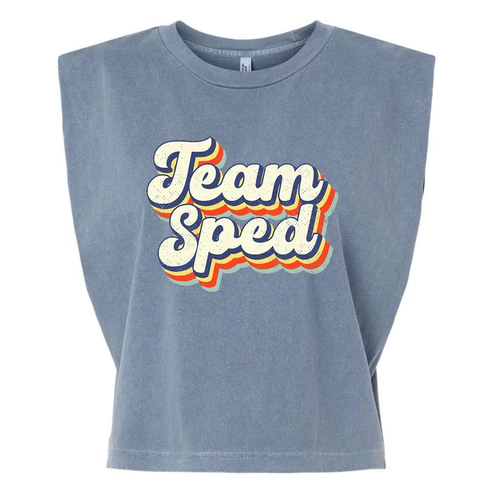 Inclusion Matters Special Education Team Sped Squad Teacher Garment-Dyed Women's Muscle Tee