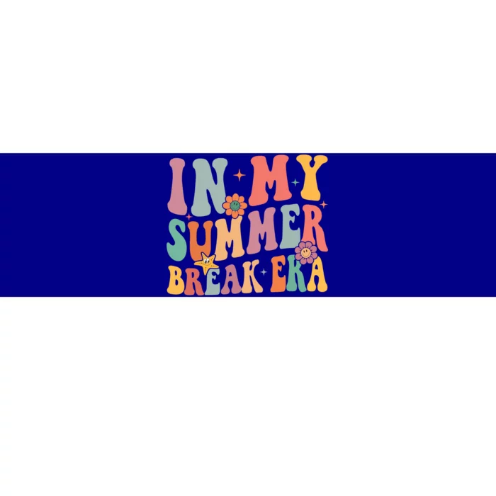 In My Summer Break Era Cool Gift Bumper Sticker