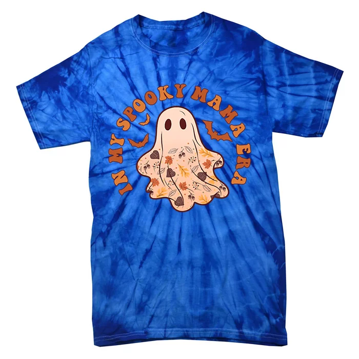 In My Spooky Mama Era Groovy Halloween Gift 2 Sided Great Gift Tie-Dye T-Shirt