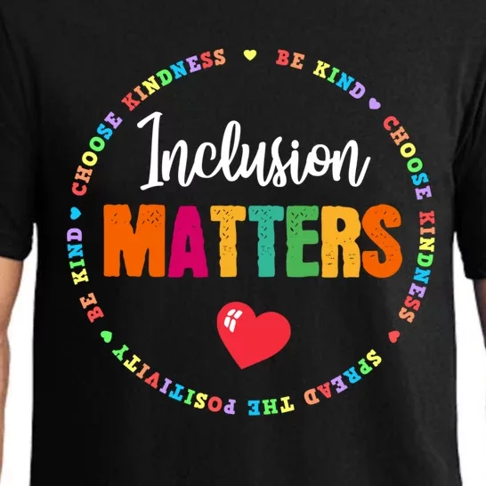 Inclusion Matters Special Education Autism Neurodiversity Meaningful Gift Pajama Set