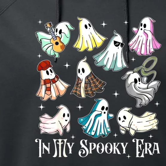 In My Spooky Era Music Lover Cute Ghost Halloween Costume Performance Fleece Hoodie