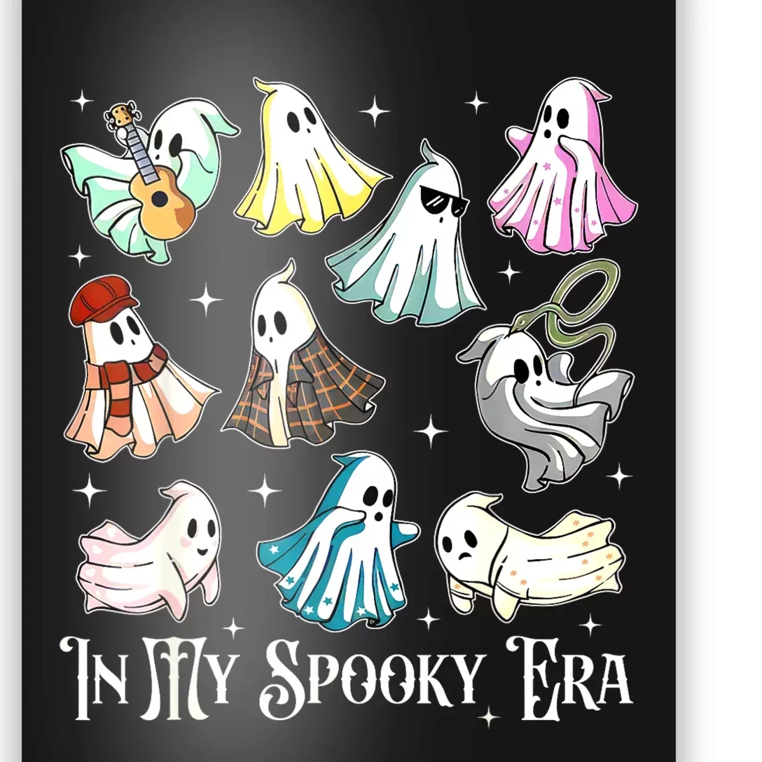 In My Spooky Era Music Lover Cute Ghost Halloween Costume Poster