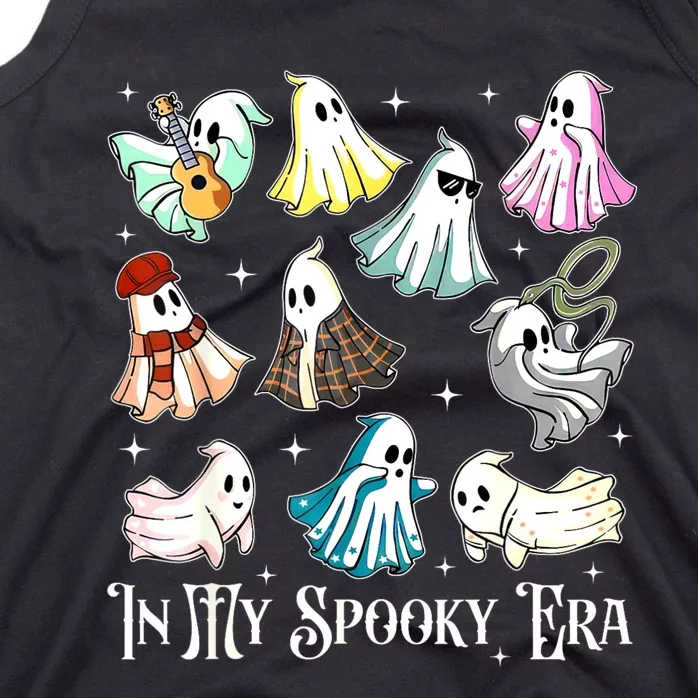 In My Spooky Era Music Lover Cute Ghost Halloween Costume Tank Top