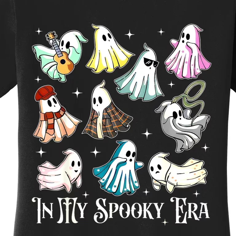 In My Spooky Era Music Lover Cute Ghost Halloween Costume Women's T-Shirt