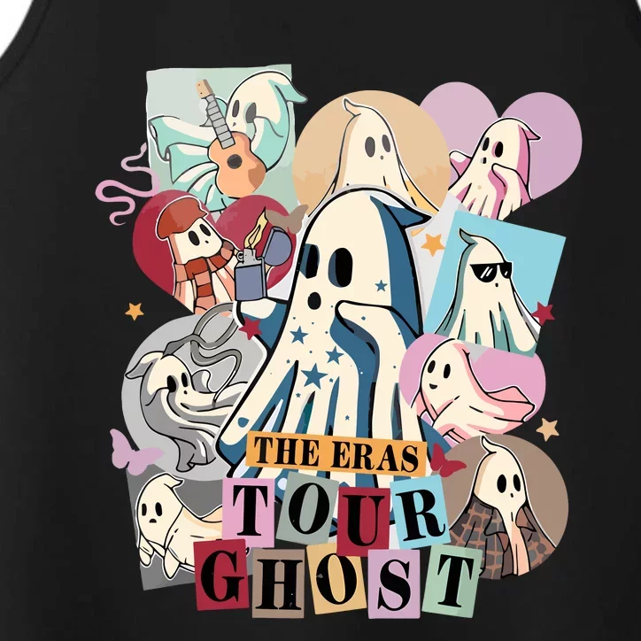 In My Spooky Era Groovy Hippie Halloween Ghost Performance Tank