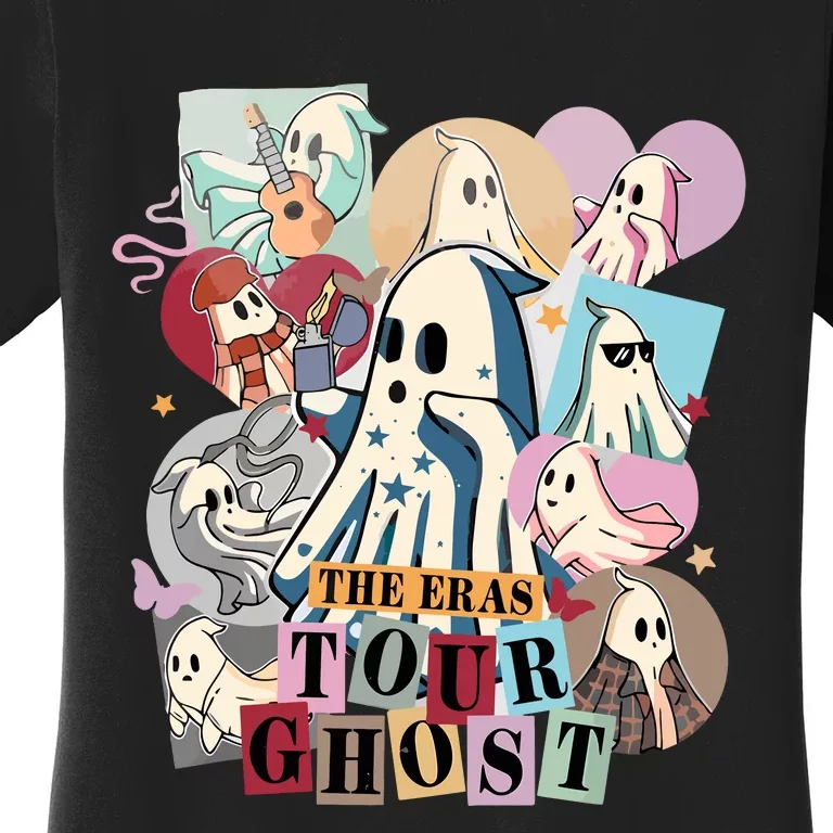 In My Spooky Era Groovy Hippie Halloween Ghost Women's T-Shirt