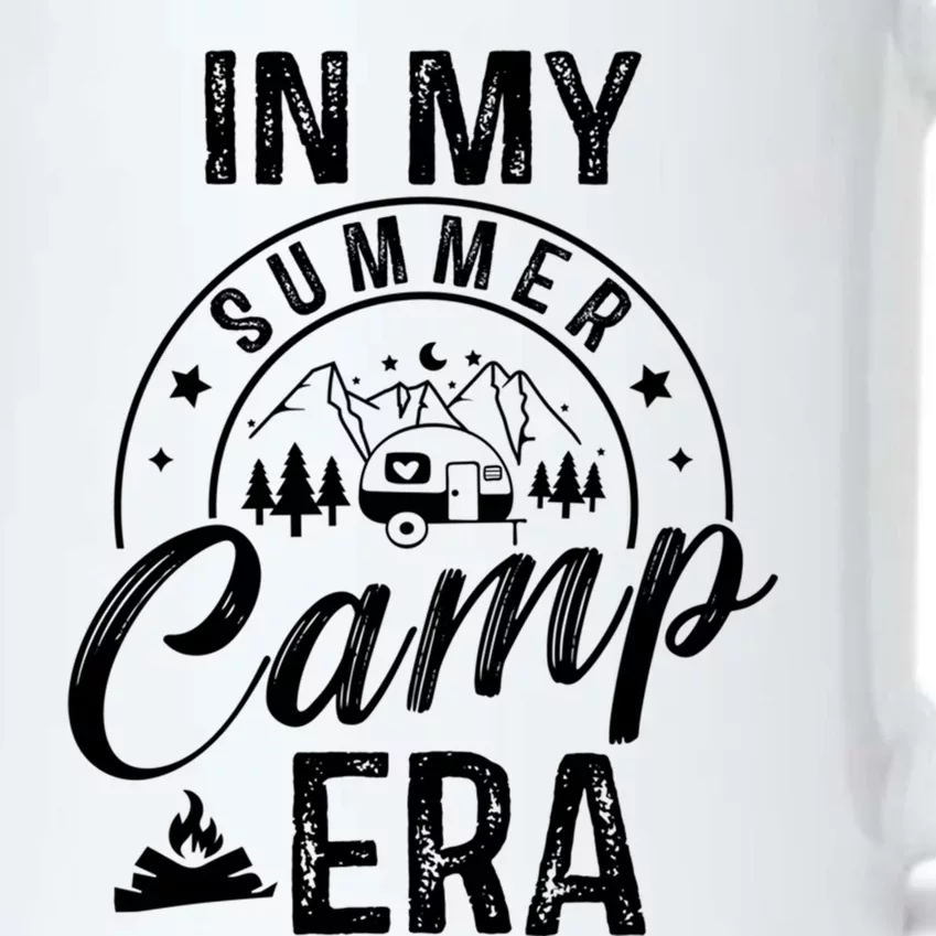 In My Summer Camp Era Camping Squad Adventure Nature Lover Gift Black Color Changing Mug