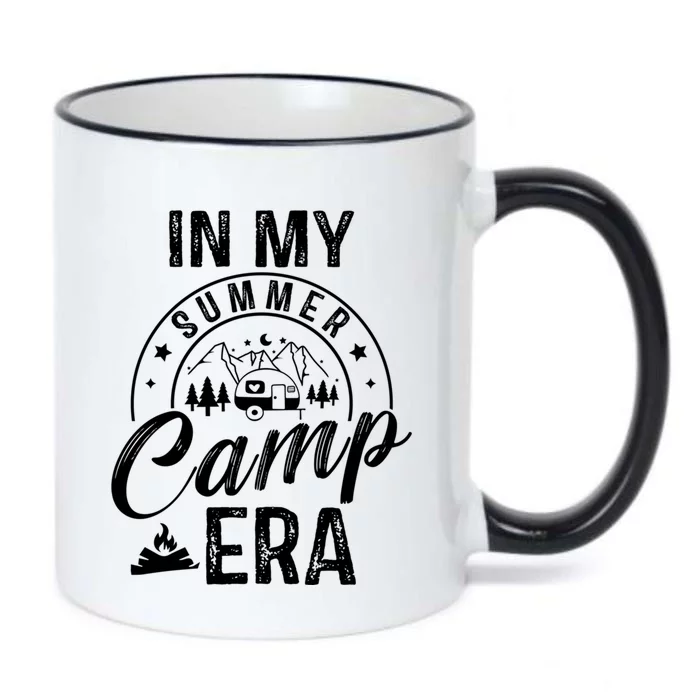 In My Summer Camp Era Camping Squad Adventure Nature Lover Gift Black Color Changing Mug