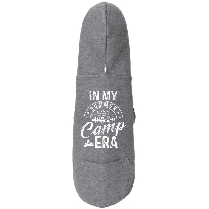 In My Summer Camp Era Camping Squad Adventure Nature Lover Gift Doggie 3-End Fleece Hoodie