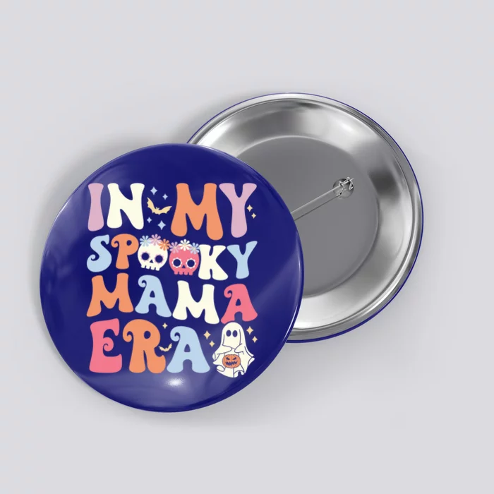 In My Spooky Mama Era Halloween Groovy Witchy Spooky Mom Cute Gift Button