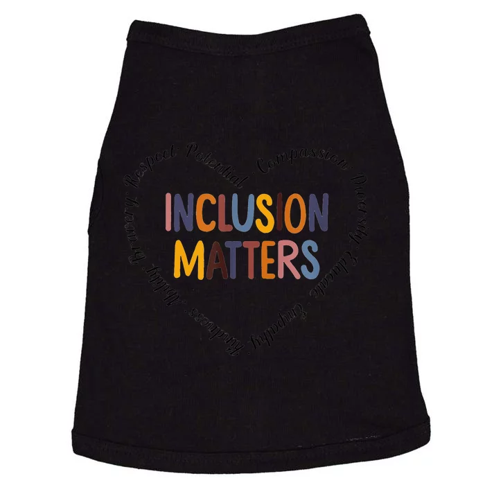 Inclusion Matters Special Education Autism Awareness Teacher Doggie Tank