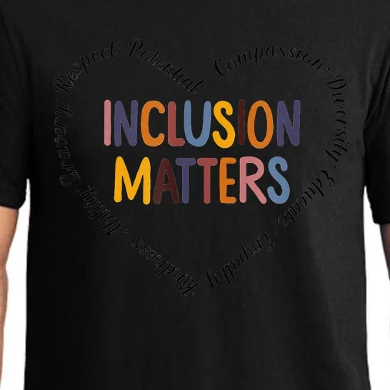 Inclusion Matters Special Education Autism Awareness Teacher Pajama Set