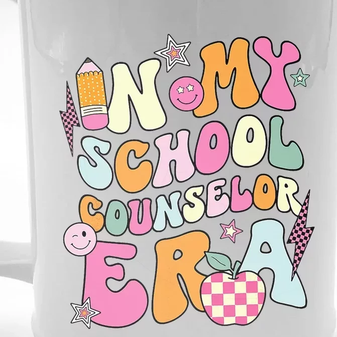 In My School Counselor Era Back To School Teacher Life Front & Back Beer Stein