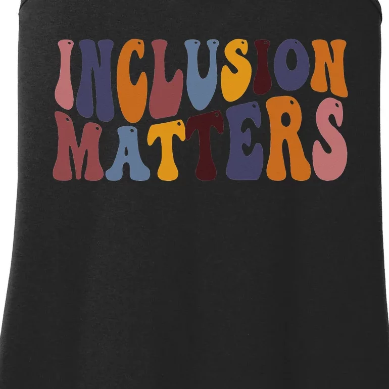 Inclusion Matters Special Education Mindfulness Autism Tee Ladies Essential Tank