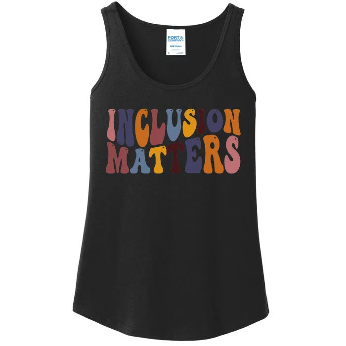 Inclusion Matters Special Education Mindfulness Autism Tee Ladies Essential Tank