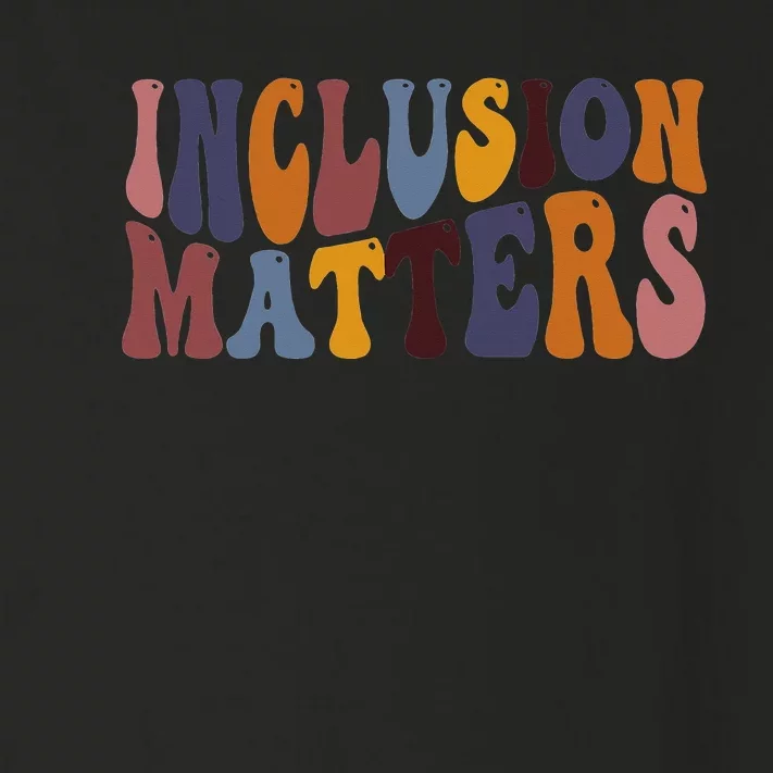 Inclusion Matters Special Education Mindfulness Autism Tee Toddler Long Sleeve Shirt