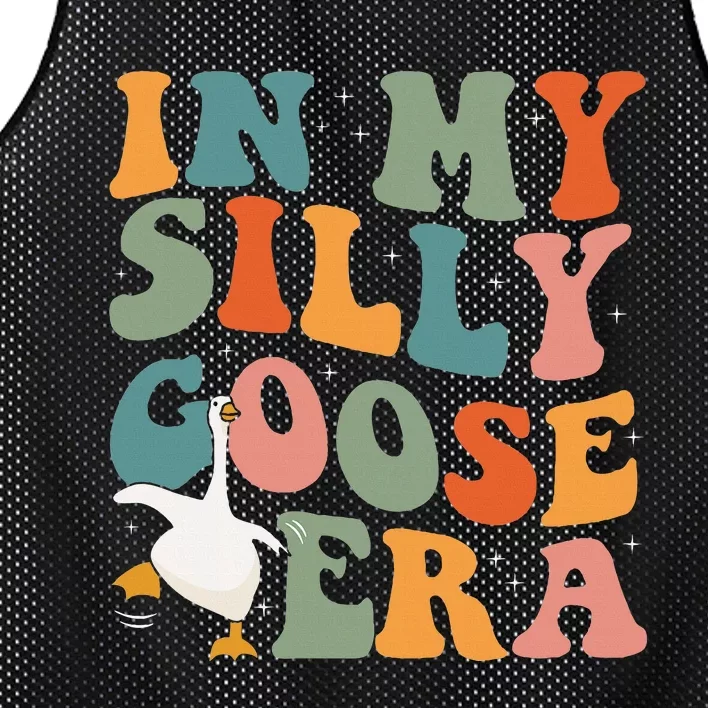 In My Silly Goose Era Funny Retro Silly Goose Mesh Reversible Basketball Jersey Tank