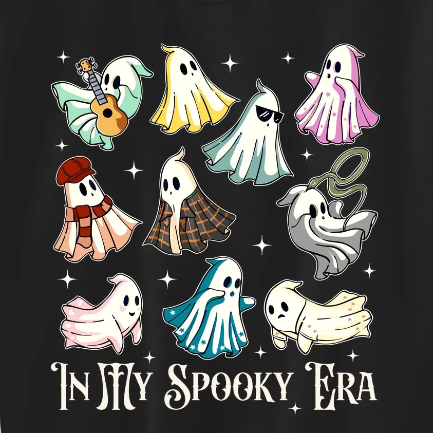 In My Spooky Era Music Lover Cute Ghost Halloween Costume Kids Sweatshirt