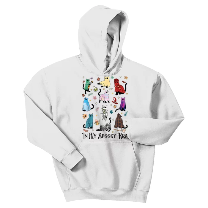 In My Spooky Era Cute Cat Halloween Tay Halloween Gift Kids Hoodie