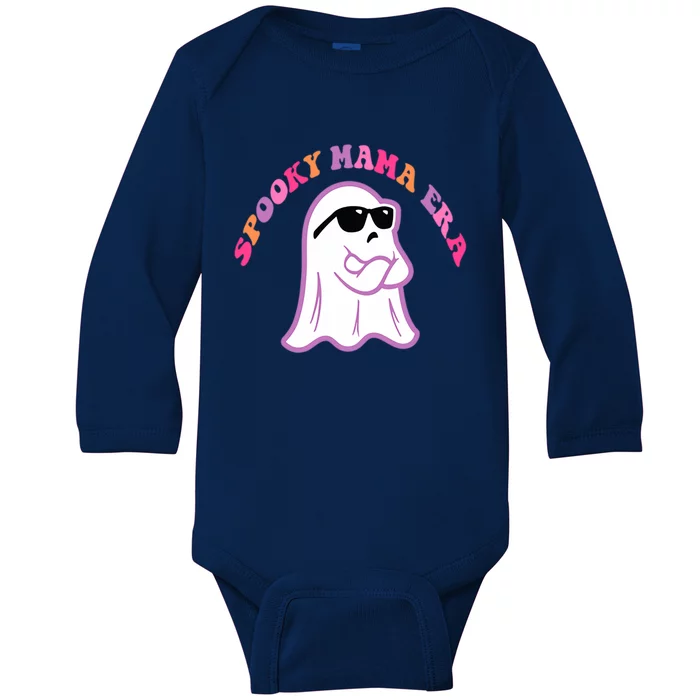 In My Spooky Mama Era Halloween Spooky Mom (2 Side) Gift Baby Long Sleeve Bodysuit