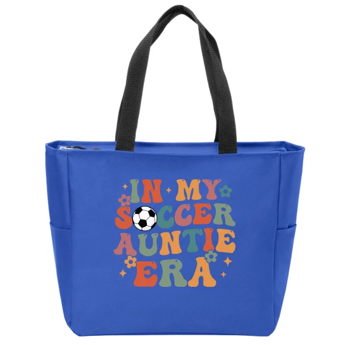 In My Soccer Auntie Era Zip Tote Bag