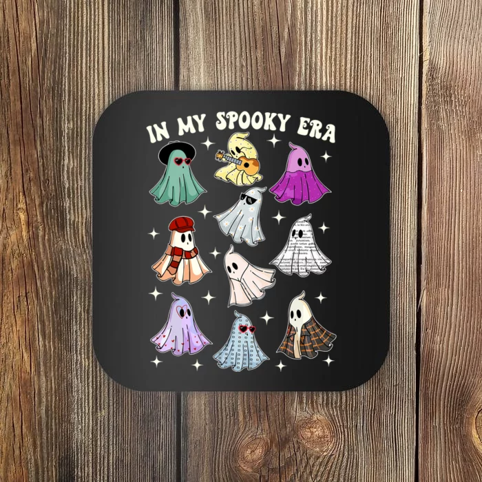 In My Spooky Era Music Lover Cute Ghost Halloween Costume Coaster