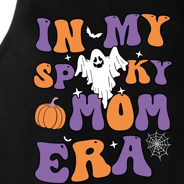 In My Spooky Mom Era Funny Halloween Groovy Meaningful Gift Ladies Tri-Blend Wicking Tank