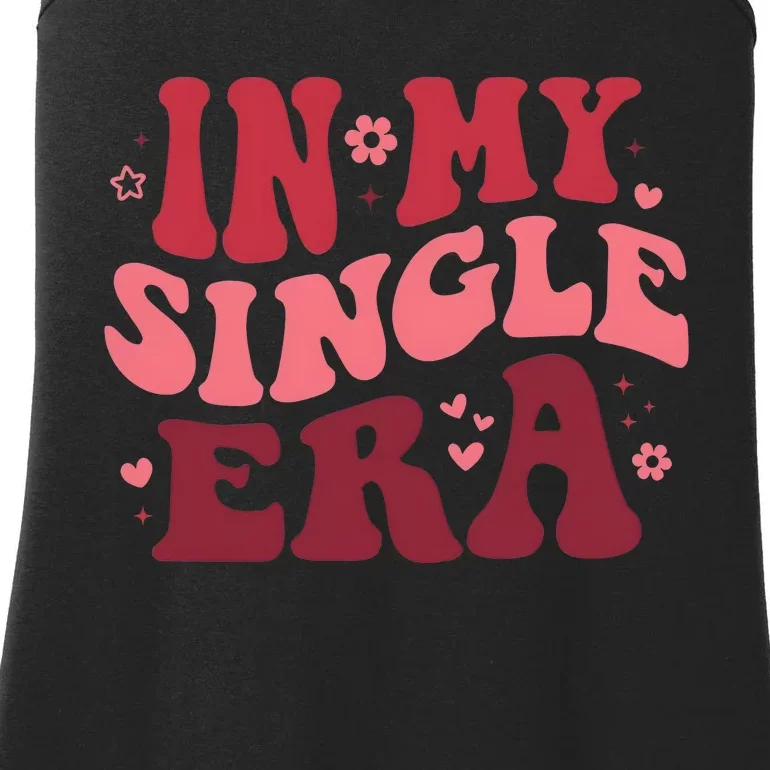 In My Single Era Valentine Day Couple Lover Ladies Essential Tank