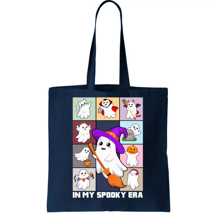 In My Spooky Era Groovy Hippie Halloween Ghost Tote Bag