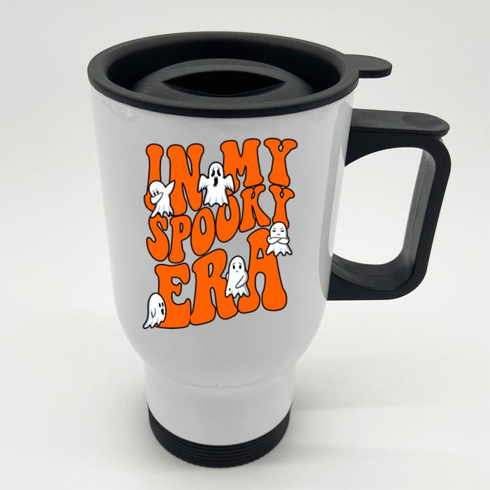 In My Spooky Era Halloween Groovy Front & Back Stainless Steel Travel Mug