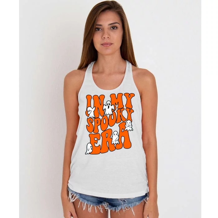 In My Spooky Era Halloween Groovy Women's Knotted Racerback Tank