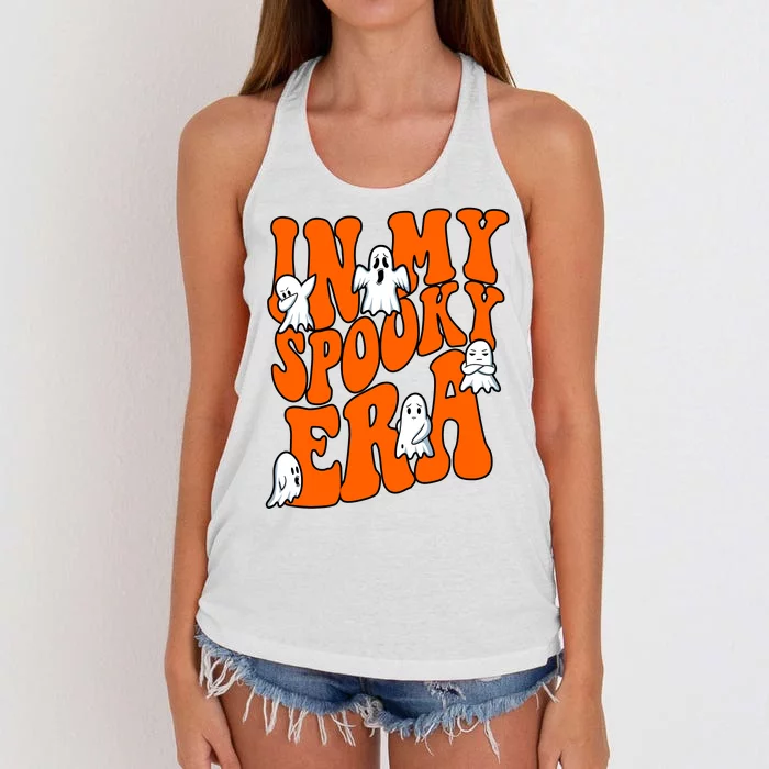 In My Spooky Era Halloween Groovy Women's Knotted Racerback Tank