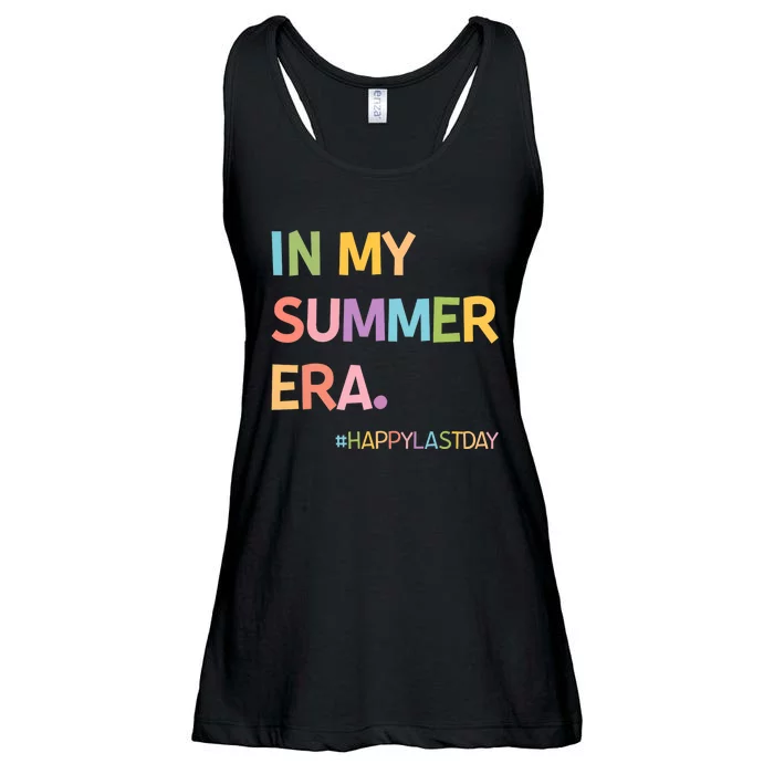 In My Summer Era Summer Break End Of School Year Teacher Ladies Essential Flowy Tank