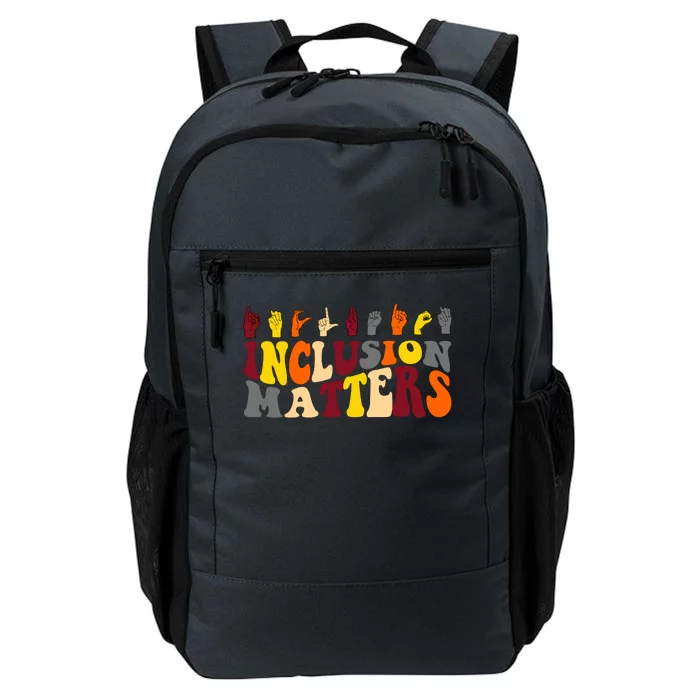 Inclusion Matters Sign Language Daily Commute Backpack