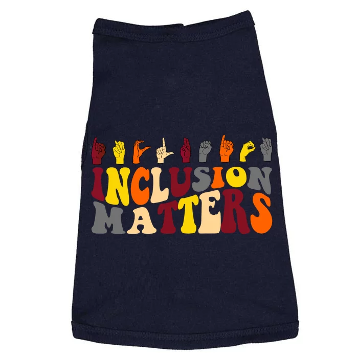 Inclusion Matters Sign Language Doggie Tank