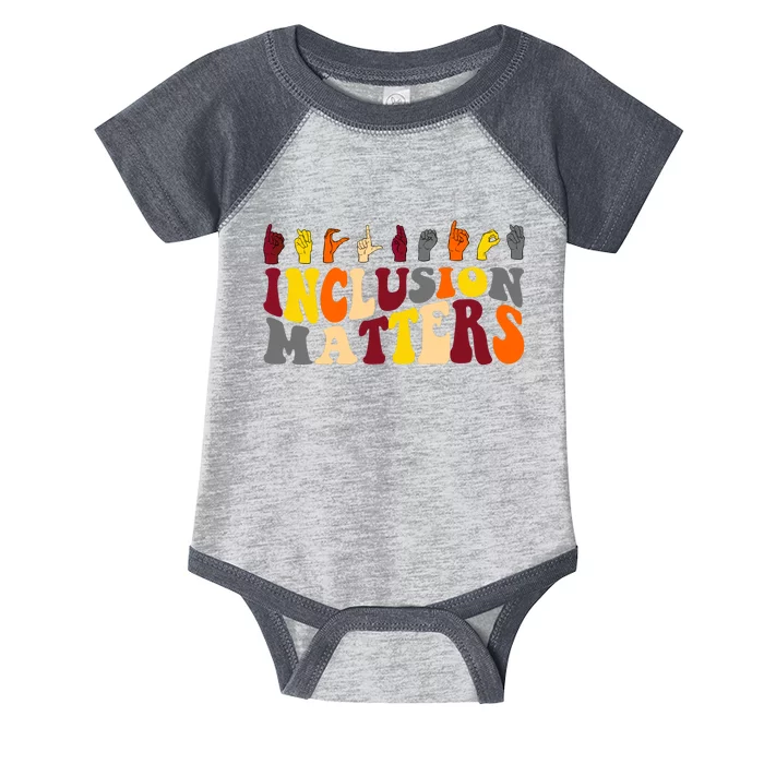 Inclusion Matters Sign Language Infant Baby Jersey Bodysuit