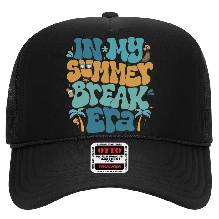 In My Summer Break Era High Crown Mesh Trucker Hat