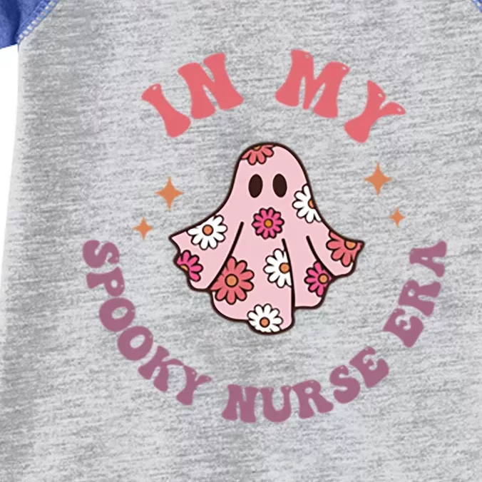 In My Spooky Nurse Era Halloween Groovy Witchy Spooky Nurse Cool Gift Infant Baby Jersey Bodysuit