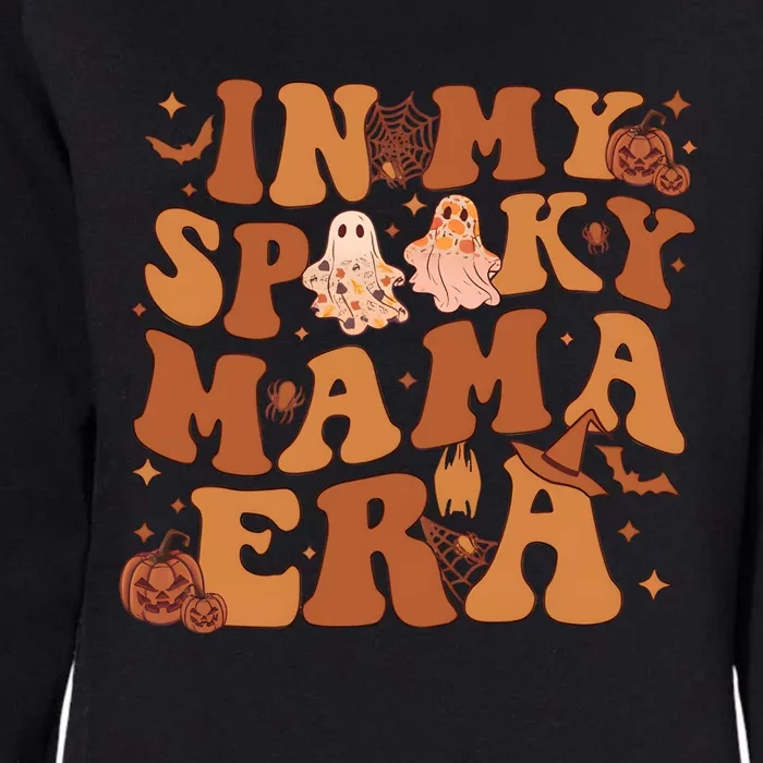 In My Spooky Mama Era Spooky Mom Funny Halloween Womens California Wash Sweatshirt