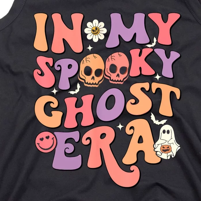 In My Spooky Ghost Era Skeleton Halloween Groovy Tank Top