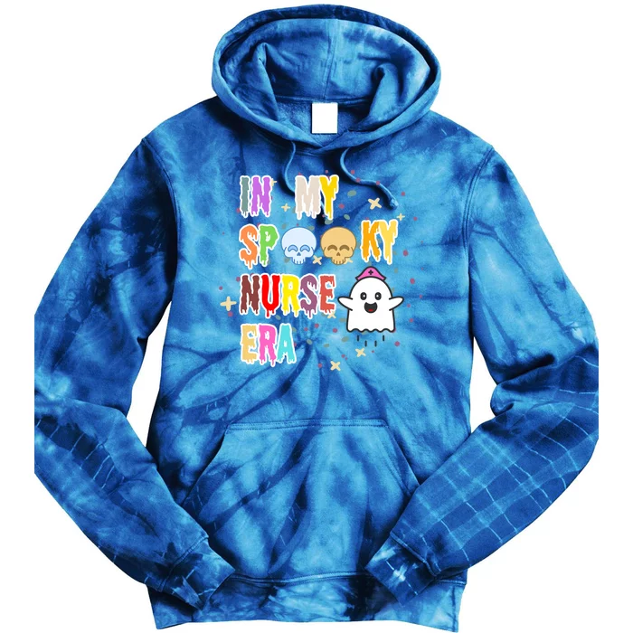 In My Spooky Nurse Era Halloween Gift Tie Dye Hoodie