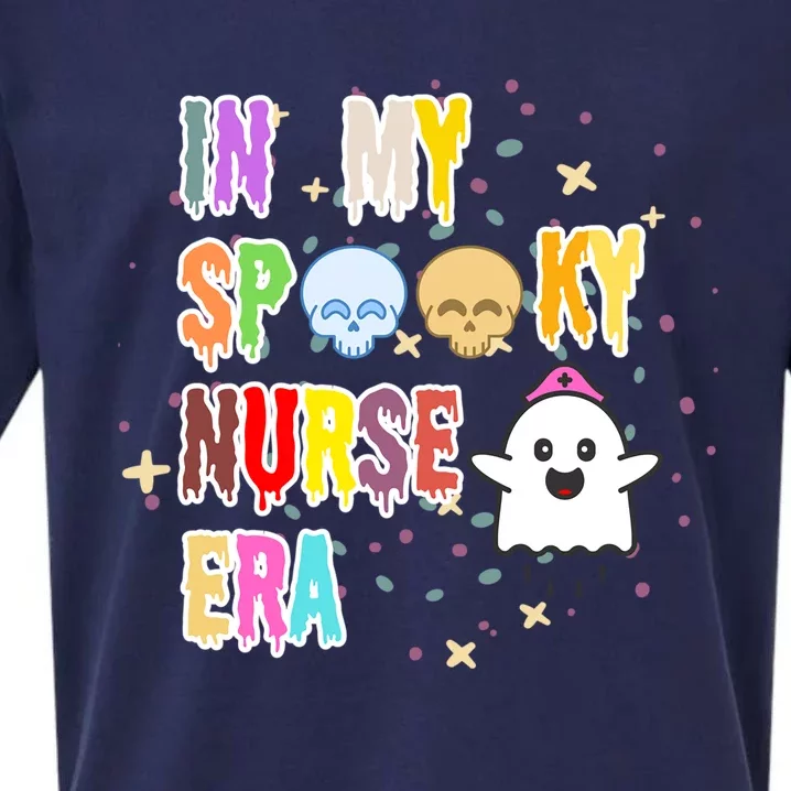 In My Spooky Nurse Era Halloween Gift Sueded Cloud Jersey T-Shirt