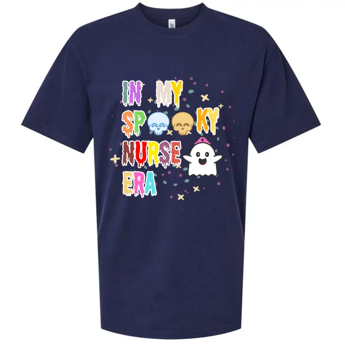 In My Spooky Nurse Era Halloween Gift Sueded Cloud Jersey T-Shirt