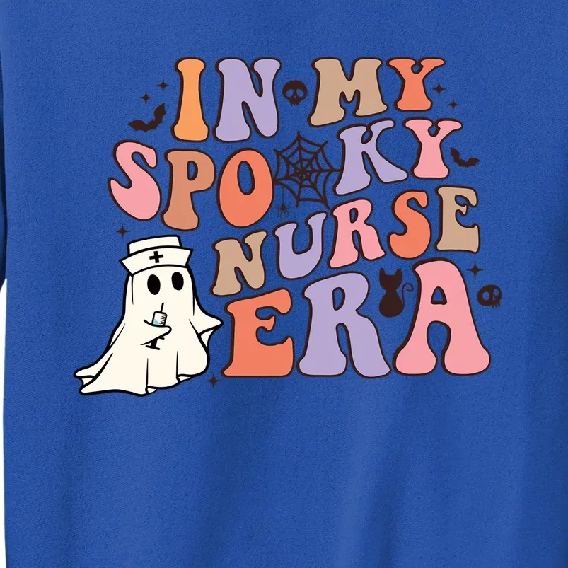 In My Spooky Nurse Era Nicu Nurse Crew Retro Halloween Gift Tall Sweatshirt