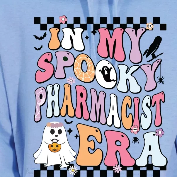 In My Spooky Pharmacist Era Halloween Spooky Ghost Groovy Unisex Surf Hoodie